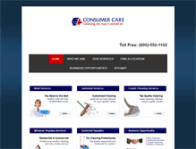 Tablet Screenshot of consumercare.com
